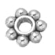 thumbnail image 2 of EeaseMX 200 cuentas espaciadoras de metal de margaritas de plata tibetana antigua de 4 mm para hacer joyas DIY, 2 of 7
