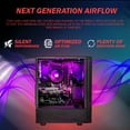 thumbnail image 3 of Gigatech Gaming Apollo 7 Gaming PC Desktop Bundle - Ryzen 5 5500, RTX 5050, 32GB DDR4, 512GB SSD + 8TB HDD, Wi-Fi, Monitor, 3 of 6
