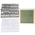 thumbnail image 2 of Dserhfy 10x10inch Felt Changeable Letter Board Message Panel Home Restaurant Decoration, 2 of 8