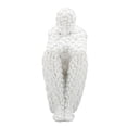 thumbnail image 4 of Mosaic Sculpture, Bookend Function Mosaic Man Figurine Widely Used Eye Catching White  For Office, 4 of 8