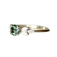 thumbnail image 2 of Xinyolin Lady Finger Ring Exquisite Rhinestone - Green Cubic Zircon Female Ring for Wedding, 2 of 8
