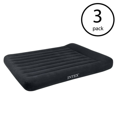 intex mattress airbed pillow rest pump built queen pack bed classic