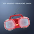 thumbnail image 3 of AZXY Portable Speaker,Bluetooth Speaker,Wireless Outdoor Speakers Waterproof,Small Speaker with Radio Lights for Home Outside Travel Party, 3 of 8