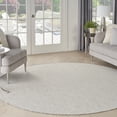 thumbnail image 5 of Nourison Courtyard Indoor/Outdoor Ivory/Silver 6' x Round Area Rug (6 Round), 5 of 11