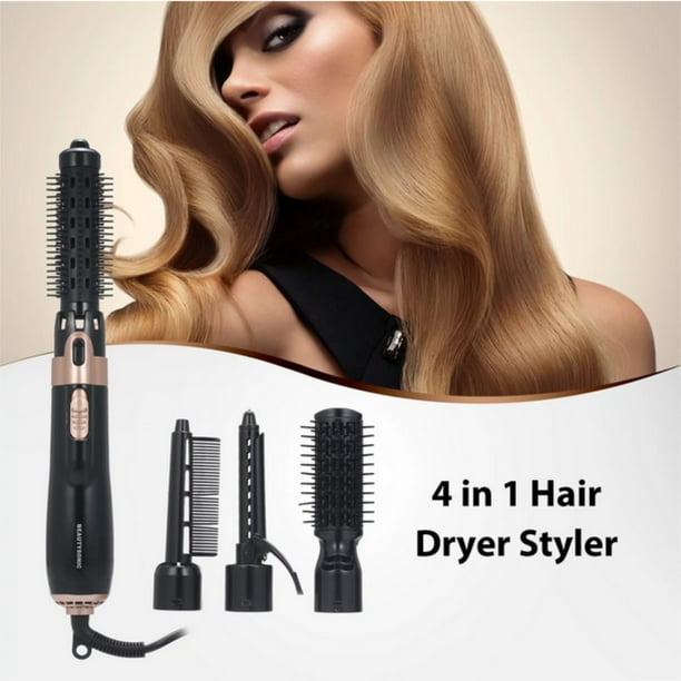 NIUREDLTD Hot Air Comb 4in1 Negative Ion Wet And Dry Electric Hair
