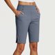 thumbnail image 1 of MKLEKYY Leggings Capris para mujer, pantalones de yoga elásticos de verano hasta la rodilla para entrenamiento, pantalones casuales con cintura elástica y bolsillos, 1 of 5