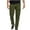 Army Green, variant on Dovford Mens Cargo Pants Classic Fit Pants Cotton Mens Work Pants Casual Elastic Waist Men Pants with Pcckets