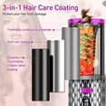 Hair Curling Iron, Cordless Automatic Curling Wand with LCD Display and
