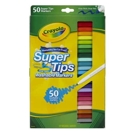Best Crayola® Super Tips Washable Markers, Pack of 50 deal Best Crayola® Super Tips Washable Markers, Pack of 50 deal