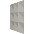 thumbnail image 4 of Ekena Millwork 11 7/8"W x 11 7/8"H Benson EnduraWall Decorative 3D Wall Panel, UltraCover Satin Smokey Beige (12-Pack for 11.76 Sq. Ft.), 4 of 6