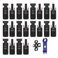 thumbnail image 2 of 10PCS Photovoltaic Solar Connector Solar Connectors MC4 Connector IP67 Waterproof with Wrench, 2 of 5