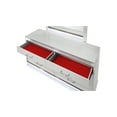 thumbnail image 4 of Glam Modern Style 6-Drawer Dresser Made With Wood & inbuilt LED in White color, 4 of 7