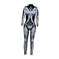 thumbnail image 2 of Disfraz de esqueleto 3D jinwen para mujer Halloween Talla L, 2 of 8