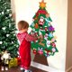 thumbnail image 2 of Juguete Montessori para bebé, 32 Uds., árbol de Navidad de fieltro DIY, tablero ocupado para niños pequeños, árbol de Navidad, juguetes educativos para niños, regalos para niños y niñas, 2 of 4