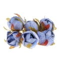 thumbnail image 3 of 60 piezas de flores artificiales de camelia de seda, ramilletes de novia para el hogar, bodas, eventos, fiestas, adornos florales, decoración, manualidades. Azul oscuro, 3 of 9