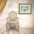 thumbnail image 3 of Villa, Mlli 32x25 Gold Ornate Wood Framed with Double Matting Museum Art Print Titled - Goose Crew, 3 of 4