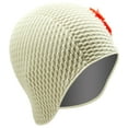 thumbnail image 3 of Sporti Floral Three-Panel Rubber Swim Cap, Comfortable Fit, Logo-Free, 3 of 6