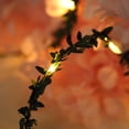 thumbnail image 6 of Efavormart 10 FT 30 LED Green Leaf Battery Operated Fairy String Lights Party Home Kitchen Bar Decoration, 6 of 10