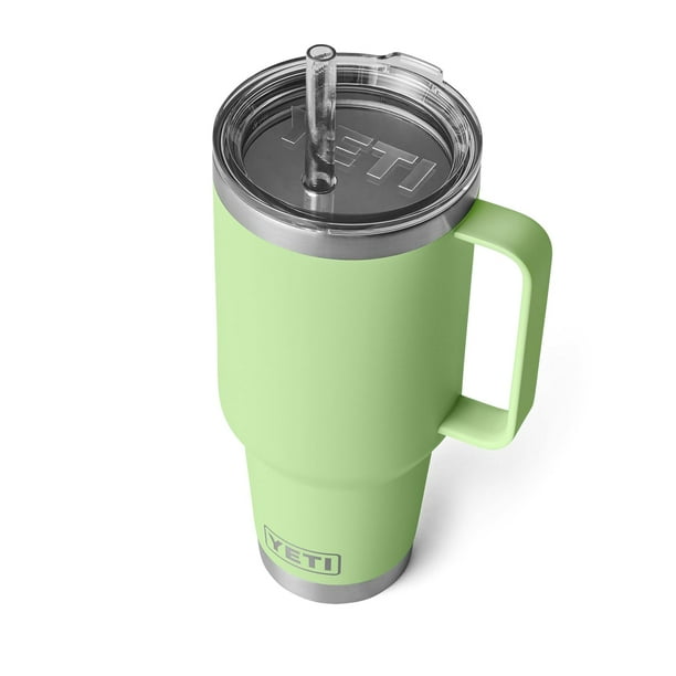 Taza YETI Rambler de 1,25 litros con tapa de pajita con aislamiento al vacío SS Key Lime