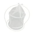 thumbnail image 4 of Collapsible Cylindrical Butterfly Cage with Iron Frame - 8.3in Transparent Polyester Mesh Habitat for Insects, Butterflies & Small Worms, Zippered Bottom for Easy Feeding, Breathable Observation &, 4 of 6
