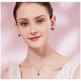 thumbnail image 3 of Collar Collibri de plata 925 con circonitas para mujer, 3 of 3