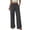 BL38_Dark Gray, variant on Women'sm Palazzo Pants Stretchy High Waisted Casual Wide Leg Slacks Summer Beach Lounge Trousers with Pockets Mint Green XL