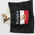 thumbnail image 5 of Pet Blanket Polska Polish Flag Soft Warm Sofa Car Bed Protector Washable for Puppy Large Dogs Cats, 5 of 7