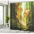 thumbnail image 5 of Ambesonne Fantasy Shower Curtain, Vivid Autumn Season, 69"Wx84"L, Multicolor, 5 of 5