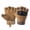 YellowL, variant on TELOLY 1Pair Winter Fingerless Workout Gloves for Men, Secure Fit M, Black