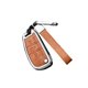 thumbnail image 1 of sweethay Estuche para llaves Bolsa sin costuras 360 ° Desbloqueo Llaves Titular Anti-arañazos Carcasa remota Ligero Protector portátil Plata Type2 NO2, 1 of 6