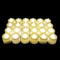Masteelf 12pcs White LED Flameless Candle Lights for Party Decorations and Home Decor Plastic Night Lamps