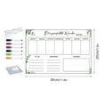 thumbnail image 3 of Wal-mart Deals Viflosae Hanging Erasable Acrylic Weekly Plan Note Board Lanyard Message Board Monthly Plan Memo Board 6ML Save more on weekly flyer features, 3 of 7