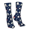 thumbnail image 7 of Salouo Pirate Skulls 1 Pattern Fun Novelty Crew Socks,Casual Athletic Socks Neutral Socks, 7 of 7