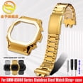 thumbnail image 2 of Kit de modificación de metal para caja y correa GMWB5000 para Casio G-SHOCK 3459, pequeño bloque plateado GMW-B5000, correa de acero para hombre, cadena de reloj sólida, herramienta de regalo, 2 of 5
