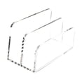 thumbnail image 4 of Clasificador de correo acrílico, soporte , liviano, organizador de escritorio de stand moderno para cartas de cuaderno de escritorio, 4 of 9