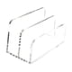 thumbnail image 4 of Organizador acrílico para correo, dos sección son documentos y cartas en el escritorio, 4 of 9