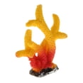 thumbnail image 5 of 1 Pcs Colorful Coral Reef Decor Mini Faux Coral Decor for Aquarium Decorations Yellow Red 4.8x5.8cm, 5 of 7