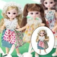 thumbnail image 3 of Poupée Flexible 20cm 1/8 Ensemble Complet Princess Jouets Cadeau. Blond, 3 of 8