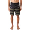 thumbnail image 6 of O'Neill Mens Hyperfreak 19 inch boardshorts Apollo Red white blue 29, 6 of 10