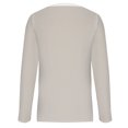 thumbnail image 5 of ICHUANYI Clearance Ladies Fashion Retro Color Long Sleeve V-neck Shirt Woman Casual Loose ICHUANYI "ICHUANYI", 5 of 5