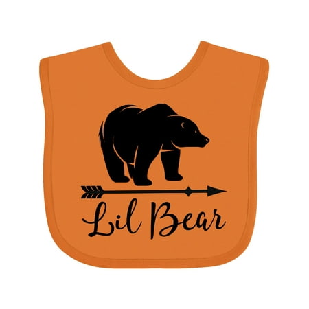 

Inktastic Lil Bear Boys Cute Baby Outfit Gift Baby Boy Bib