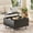 Classic Balck, variant on Lift Top Coffee Table, 31.5" Square Coffee Tables with Storage, Coffee Tables with Large Hidden Compartment, Center Table with Lifting Tabletop, Coffee Table for Living Room, Walnut