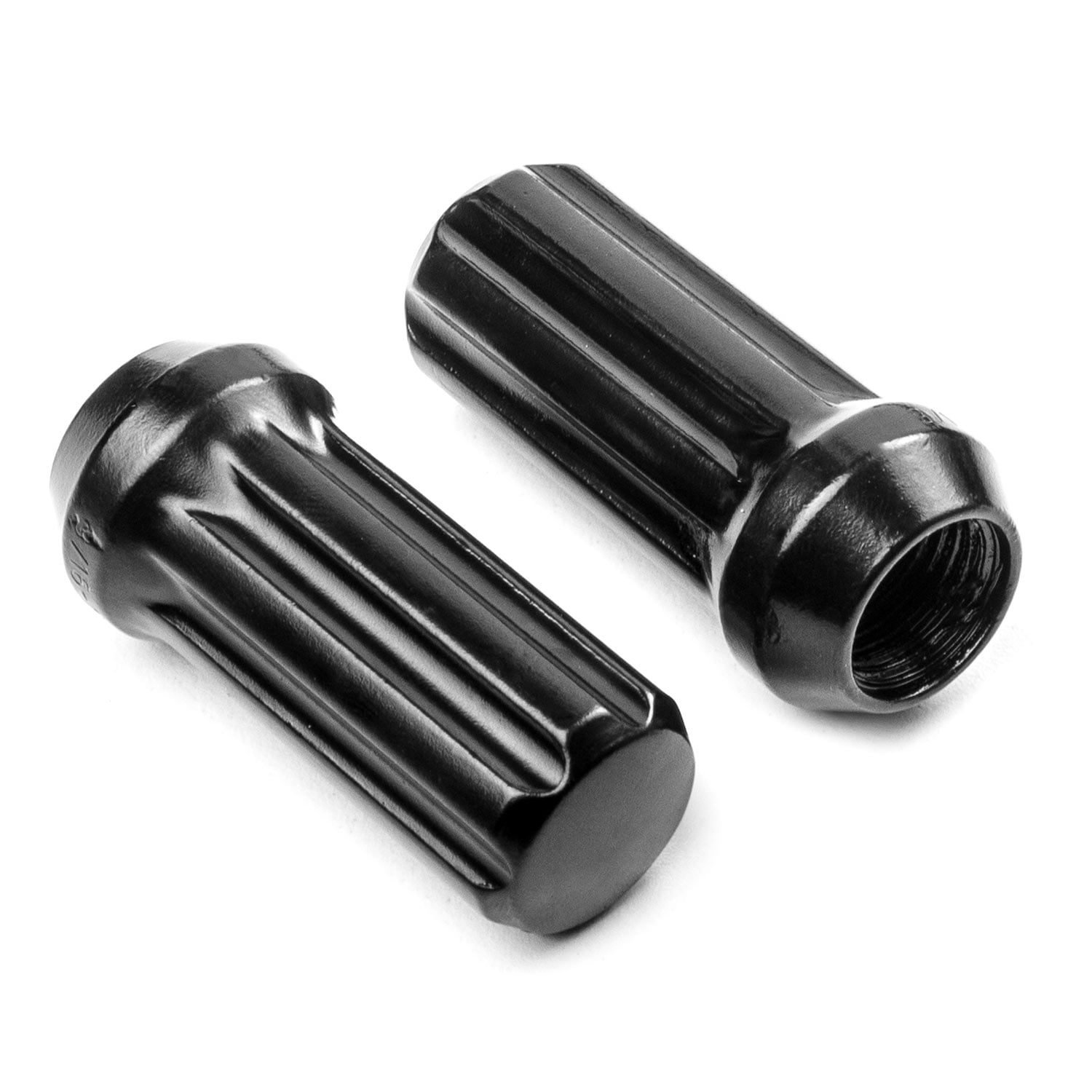 Krator 20x Black 9/16" x 18 Spline Lug Nuts Compatible with 2011-2016 Ram 1500