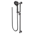 thumbnail image 3 of Moen 3670EPBL 5-Function Massaging Handshower with Toggle Pause, includes 30-Inch Slide Bar and 69-Inch Hose, Matte Black, 3 of 4