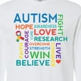 thumbnail image 4 of Inktastic Autism Support Slogan Long Sleeve T-Shirt, 4 of 5