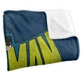 thumbnail image 3 of Batman Classic Batman Logo Silky Touch Super Soft Throw Blanket 36" x 58", 3 of 6