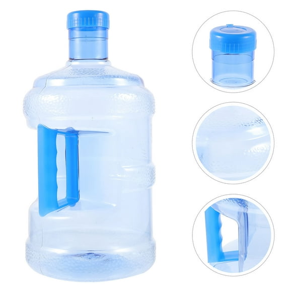 TOYMYTOY Hydrate Water Bottle Cylindrical PC Blue for Family Home Use 1Pack