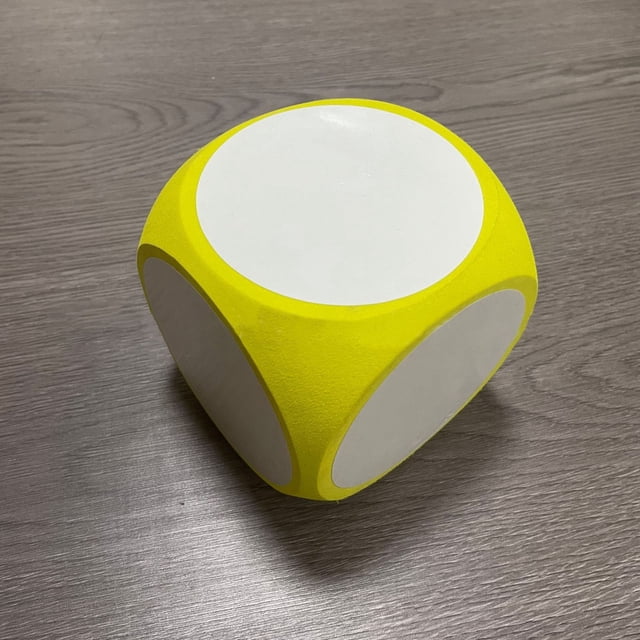 Hearth & Gear 4x4 Inch Large Writing Erase Dice Purpose Educational Dice Cube White Board Dice Cube Suitable For Classrooms Games Children Coaching in Education Education And Segmentation Issue
