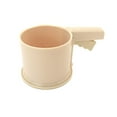 thumbnail image 6 of Handheld Flour Sieve Cup Powdered Sugar Shaker Durable Flour Shaker Flour Sieve Hand Crank Flour Sifter for Kitchen Utensil orange, 6 of 8
