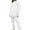 White womens 2 piece sets, variant on Usmixi Womens Sweatsuits Set Oversized Hoodies Lounge Sets for Women Casual Hooded Sweatshirt and Jogger Sweatpant Tracksuits Sets with Pocket Ladies Sports 2 Piece Outfits